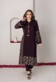 PURPLE KNITTED KURTA SET